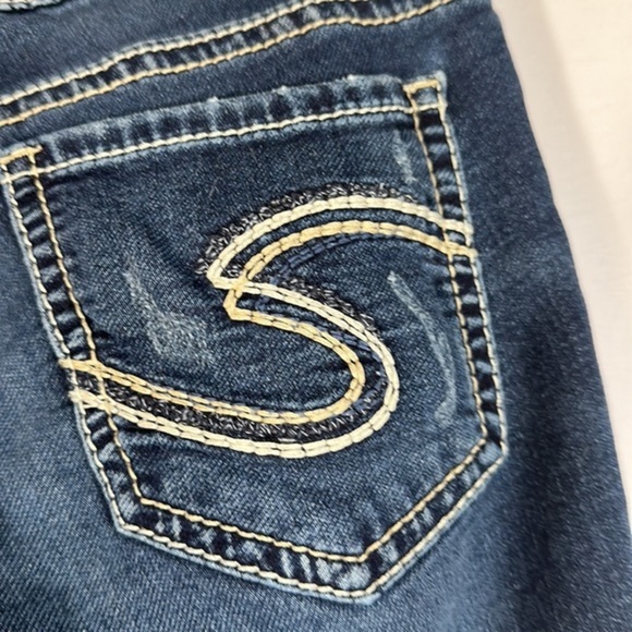 Silver Jeans Co. Suki Mid Capri Cropped Denim - Picture 9 of 14